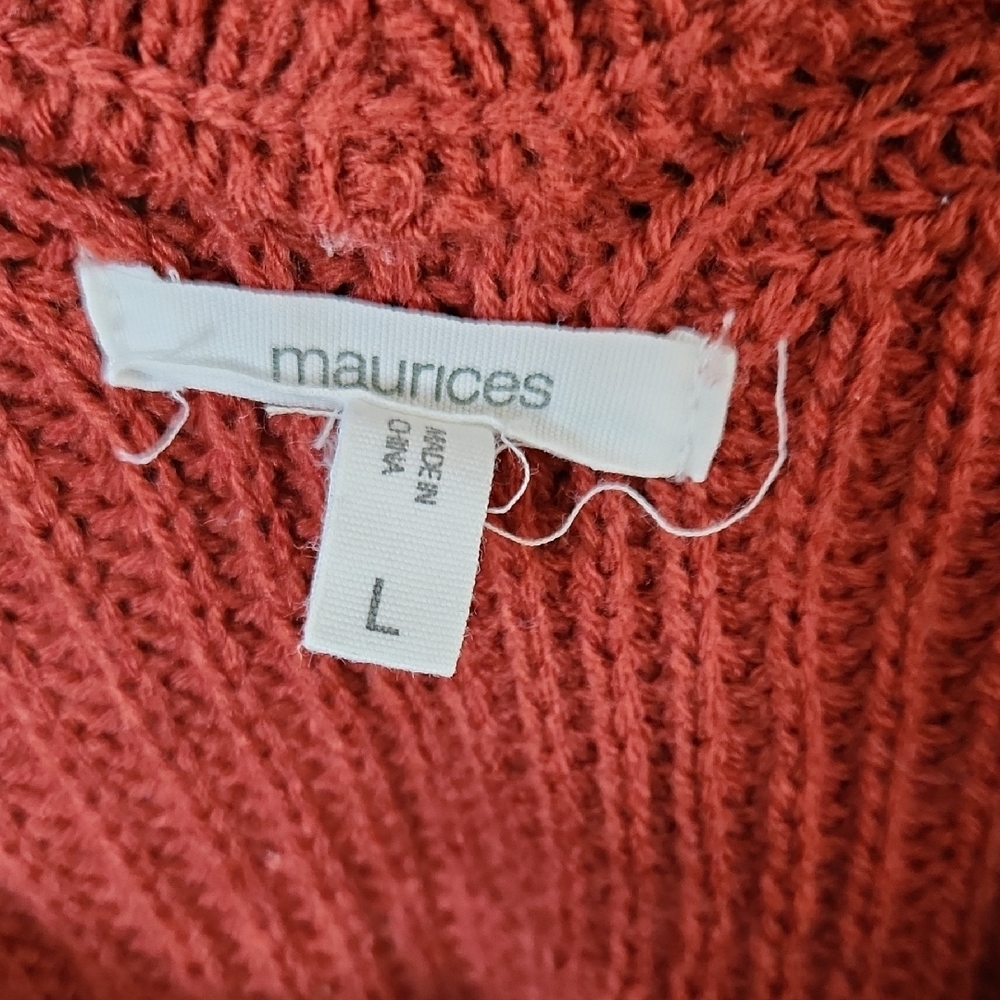 Women's Rust Sweater - Picture 2 of 5